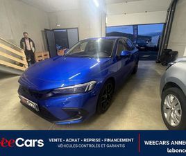 HONDA CIVIC 2.0 I-MMD E-HEV 184H 145 FULL-HYBRID 1KWH ADVANCE BVA / ENTRETIEN HONDA / GARANTIE 12 MOIS