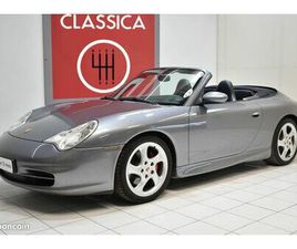 PORSCHE 911 996 CARRERA 4 CABRIOLET – 2001 – SEALGRAU / CARNET PORSCHE D’ORIGINE ET MANUELS UTILISATEUR MATCHING NUMBERS : CHÂSSIS + MOTEUR + BOÎTE (ATTESTATION