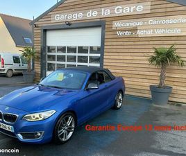 BMW SERIE 2 CABRIOLET 218 BMW SÉRIE 2 218D 150 CV LUXURY GARANTIE EUROPE 12 MOIS INCLUS 708