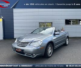 CHRYSLER SEBRING CABRIOLET CHRYSLER SEBRING CABRIOLET 2.0 CRD LIMITED TOIT RIGIDE