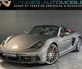 PORSCHE 718 BOXSTER S 3.5 350CH PDK 31560 EUROS D'OPTIONS 3200KMS CHRONO PSE PACK SPORT DESIGN JA20