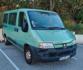 VENDS PEUGEOT BOXER MINIVAN 9 PLACES