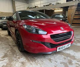 PEUGEOT RCZ 2014 (64) - 1.6 THP RED CARBON COUPE 2DR PETROL MANUAL EURO 5 (200 PS)