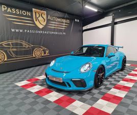 PORSCHE 911 991.2 GT3 4.0L 500 CH – BLEU MIAMI PACK CHRONO / LIFT SYSTEM