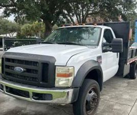 FORD F-550 SUPER DUTY XL TURBO DIESEL DUALLY FLATBED