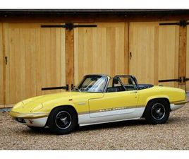 1972 LOTUS ELAN 1972. £20K REPAINT IN LOTUS YELLOW / CIRRUS WHITE. MOHAIR HOO PETROL MANUAL