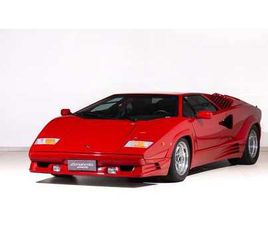 LAMBORGHINI COUNTACH 1990 LAMBORGHINI COUNTACH ROSSO MANUEL CONDUITE À GAUCHE...
