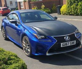 LEXUS RC RC300H LEXUS RC-300H 2.5 F-SPORT ELECTRIC HYBRID FULL HISTORY/LOW MILEAGE/LOW OWNERS