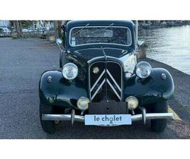CITROEN TRACTION 1951 CITROEN TRACTION AVANT VERT FONCÉ MANUEL, 3 VITESSES...