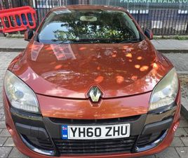 RENAULT MEGANE COUPE RENAULT, MEGANE, COUPE, 2010, OTHER, 1997 (CC), 3 DOORS