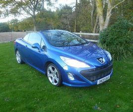 PEUGEOT 308 CC 2009 PEUGEOT 308 2.0 HDI 140 GT 2DR CONVERTIBLE DIESEL MANUAL