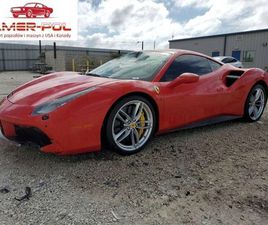 FERRARI 488 GTB 2016 3.9L 3.9 BENZYNA 660KM