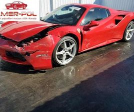 FERRARI 488 2018 FERRARI 488 SPIDER, SILNIK 3.9, OD UBEZPIECZYCIELA 3.9