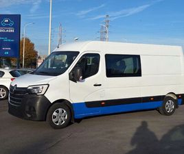RENAULT MASTER RENAULT MASTER 2.3DCI L3H2 DUBBEL CABINE 7PL (18500E+BTW/TVA)