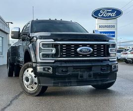 FORD F 450 CREW CAB USED 2025 FORD F-450 SUPER DUTY DRW PLATINUM 4WD CREW CAB 8' BOX