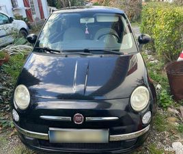 ◊? FIAT 500 NOIRE – 2012 – 124 000 KM – PARFAITE POUR JEUNE CONDUCTEUR(TRICE) OU CITADIN(E)