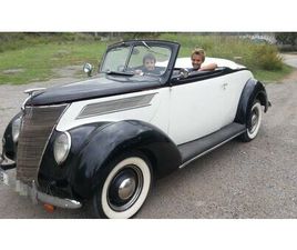 1937 FORD DE LUXE NOIR MANUEL, 3 VITESSES CONDUITE À DROI...