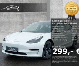 TESLA MODEL 3 STANDARD PLUS TESLA MODEL 3 STANDARD RANGE PLUS RWD LEDER SOUNDSYSTE