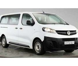 VAUXHALL VIVARO 2022 VAUXHALL VIVARO LIFE 1.5 TURBO D EDITION L MPV 5DR DIESEL MANUAL LWB EURO 6 (START/STOP) (9 SEAT) (...