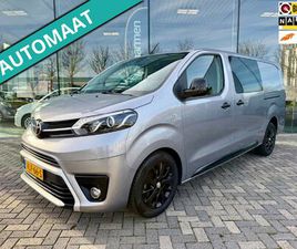 TOYOTA PROACE WORKER 2.0 D-4D BLACK LINE DC DUBBEL CABINE, 2X SCHUIFDEUR, CARPLAY, NAP