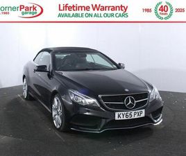 MERCEDES-BENZ E-CLASS 3.0 E350D V6 AMG LINE EDITION CABRIOLET 2DR DIESEL G-TRONIC+ EURO 6 (START/STOP) (258 PS)