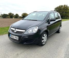 VAUXHALL ZAFIRA 2013 VAUXHALL ZAFIRA 1.6 EXCLUSIV