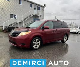 TOYOTA SIENNA 2012 TOYOTA SIENNA **CE**JAMAIS ACCIDENTEE**7 PASSAGERS**REG DU
