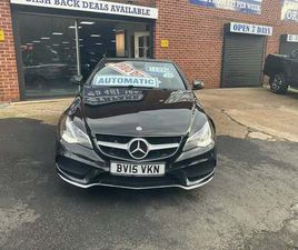 MERCEDES CLASSE E CABRIOLET E 250 2015 MERCEDES-BENZ E CLASS E250 CDI AMG LINE 2DR 7G-TRONIC CONVERTIBLE DIESEL AUTOMATIC