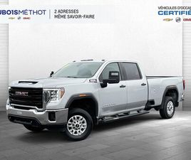 GMC SIERRA 2500HD CREW CAB PRO, DURAMAX, CREW, BOITE LONGUE 8 PIEDS 4X4
