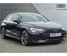 AUDI A3 S3 2025 AUDI A3 S3 TFSI BLACK EDITION QUATTRO 5DR S TRONIC HATCHBACK PETROL AUTOMATIC