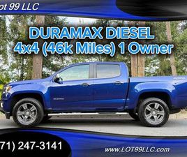 CHEVROLET COLORADO 2017 CHEVROLET COLORADO 4X4 4WD CHEVY LT CREW 46K DURAMAX 2.8L DIESEL TURBO 1-O