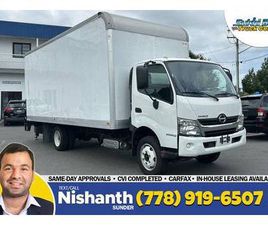 HINO MOTORS 195 2020 HINO 195 20' DRY BOX + TUCKAWAY TAILGATE + CALIFORNIA UNIT!