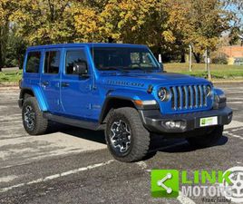 JEEP WRANGLER UNLIMITED WRANGLER 4ª SERIE WRANGLER UNLIMITED 2.0 PHEV ATX 4XE RUBICON