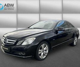 MERCEDES CLASSE E COUPE E 250 MERCEDES-BENZ E 250 CGI BLUEEFFICIENCY ELEGANCE