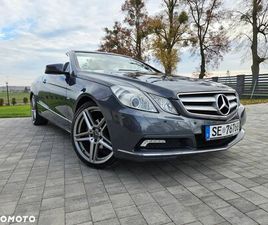 MERCEDES-BENZ KLASA E E-KLASSE CABRIO AVANTGARDE