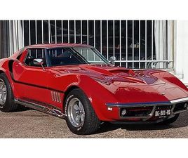 CORVETTE C3 1968 CHEVROLET CORVETTE ROUGE MANUEL, 4 VITESSES CONDUITE...