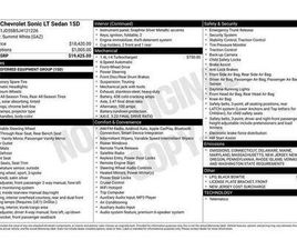 CHEVROLET SONIC 2018 CHEVROLET SONIC LT