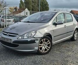 ② PEUGEOT 307 1600CC BENZINE 12/2003 230000KM MET AIRCO EXPORT — PEUGEOT — 2EMEMAIN