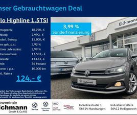 VOLKSWAGEN POLO HIGHLINE 1.5 TSI+DSG+LED+ACC+RFK+BEATS-AUDI