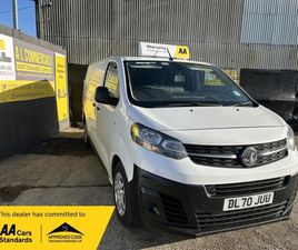 VAUXHALL VIVARO 2020 VAUXHALL VIVARO 2900 1.5D 100PS DYNAMIC H1 VAN PANEL VAN DIESEL MANUAL