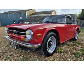 1973 TRIUMPH TR6 ROUGE MANUEL, 4 VITESSES CONDUITE À DROI...