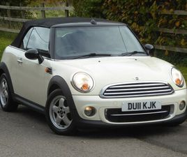 MINI CABRIO COOPER D 2011 (11) - 1.6 COOPER D 2DR £20 ROAD TAX