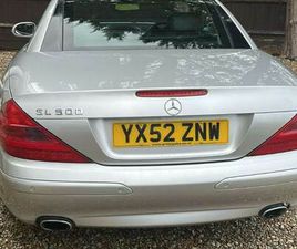 MERCEDES SL SL 500 MERCEDES-BENZ, SL SERIES, CONVERTIBLE, 2002, OTHER, 4966 (CC), 2 DOORS