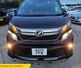TOYOTA VELLFIRE 2013 TOYOTA VELLFIRE 3.5L-V6-GOLDEN EYES EDITION-DUAL SUNROOF-UPGRADED PETROL