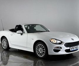 2017 FIAT 124 SPIDER 1.4 MULTIAIR CLASSICA EURO 6 2DR CONVERTIBLE PETROL MANUAL