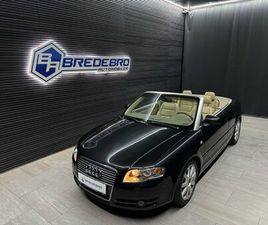 AUDI A4 CABRIO BRUGT AUDI A4 3,0 TDI CABRIOLET QUATTRO TIPTR. TIL SALG