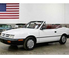 USED 1991 DODGE SHADOW HIGHLINE 2DR CONVERTIBLE