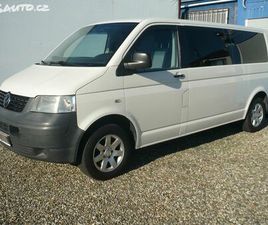 VOLKSWAGEN TRANSPORTER 2.5TDI 96KW 9MÍST KLIMA LONG