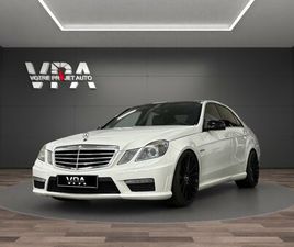 MERCEDES CLASSE E E 63 AMG MERCEDES CLASSE E 63 AMG · 6.2 V8 525 CH · BVA7 | SIÈGES MASSANTS · HARMAN KARDON · TOIT PANORAMIQUE
