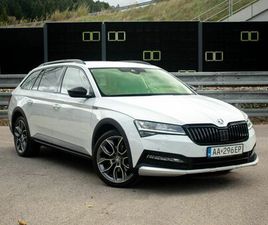 ŠKODA SUPERB COMBI 2.0 TDI SCR SCOUT 4X4 DSG 147KW200HP A7